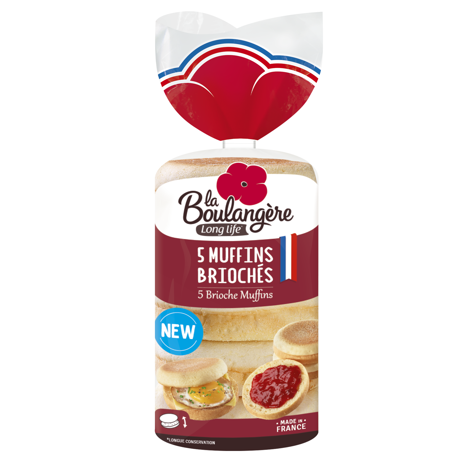 La Boulangère Long Life Brioche Muffins 5pk 250g – La Boulangere UK